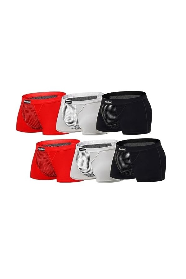 Thérapie Magnétique Énergétique Sous-vêtements Dagrandissement pour Hommes Short Tourmaline pour la Santé de la Prostate Cal