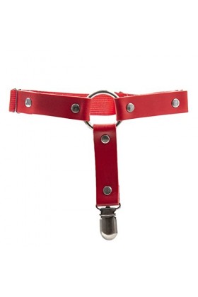 Harajuku Punk en forme damour en cuir Sexy jambe anneau Simple Punk Hip-Hop jambe anneau pied anneau jarretière Cosplay bijo