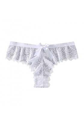 HELLORSOON String Ficelle Femme,Sexy Transparent Ficelles Charmantes Échancré Robe Sexy Shorty pour Femme