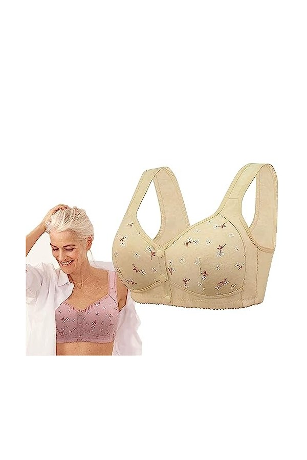 LSNTUU Daisy Bra for Seniors,Daisy Bra for Women,Daisy Bras for Older Women,Lisa Charm Daisy Bra for Seniors B+PI,6XL 