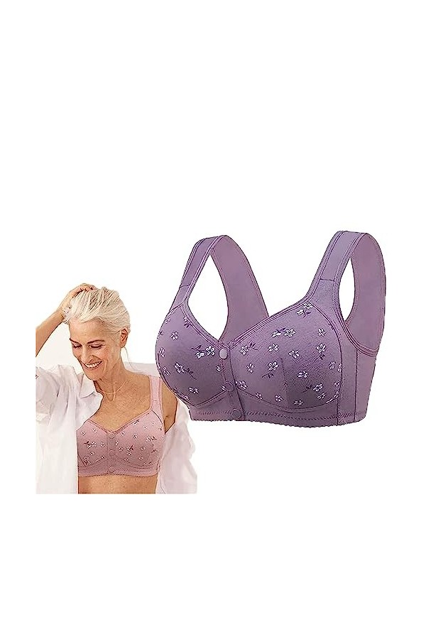 LSNTUU Daisy Bra for Seniors,Daisy Bra for Women,Daisy Bras for Older Women,Lisa Charm Daisy Bra for Seniors B+PI,6XL 