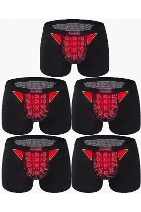 Thérapie Magnétique Pantalon Des Hommes Energetic 5-Packs Sous-vêtements Physiologiques Élargissement Sous-vêtement Tourmalin