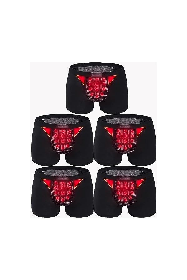 Thérapie Magnétique Pantalon Des Hommes Energetic 5-Packs Sous-vêtements Physiologiques Élargissement Sous-vêtement Tourmalin