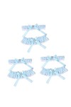 Abaodam 3 Paires De Jarretières De Mariage Anneaux Ensemble Rinestones Set Jambe De Mariage Jarretière Dentelle Jarretière De