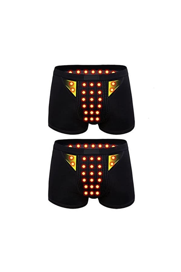 AAREHA Shaping Body Magnetic Therapy Shorts Health Care Boxer Briefs Enlargement Underwear with U Convex Pouch Color : Style