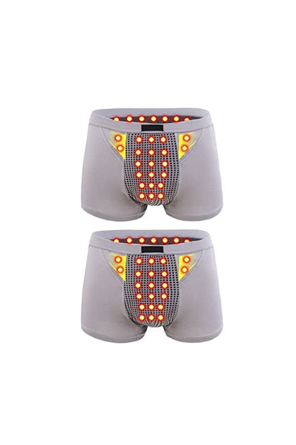 AAREHA Shaping Body Magnetic Therapy Shorts Health Care Boxer Briefs Enlargement Underwear with U Convex Pouch Color : Style