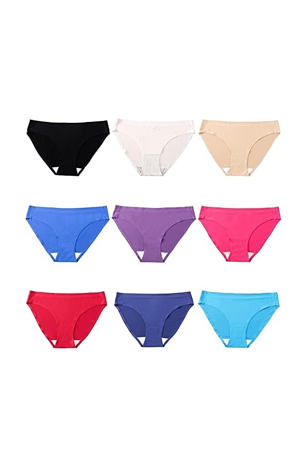 HELLORSOON String pour Femme Sexy Dentelle Florale Confortable Coupe Française String Dentelle Transparent Érotique Romantiqu