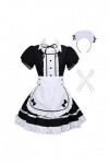 maxToonrain Costume de soubrette pour femme - Déguisement de dessin animé Lolita - Cadeau de Saint-Valentin - Tenue de soubre