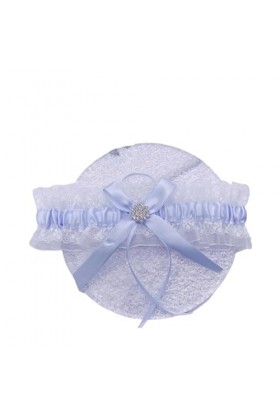 Jarretière de Mariage en Dentelle Strass, jarretière de mariée Sexy en Dentelle, Anneaux de Cuisse Extensibles for Bal de Mar