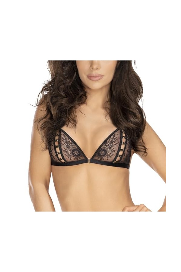Axami Soutien-Gorge Séduisant Balconnet V-10651, Noir,S