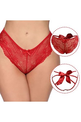 Dasongff Culotte Sexy Transparente Femme Culotte Sexy Femme Érotique Ouverte Tanga Sexy A Dentelle Femme String Femme Sexy Ch