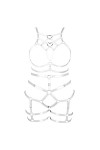 JMMHSS Punk Body Harness lingerie femmes plus grande taille creuse cage soutien - gorge jambières ensemble femmes carnaval Da