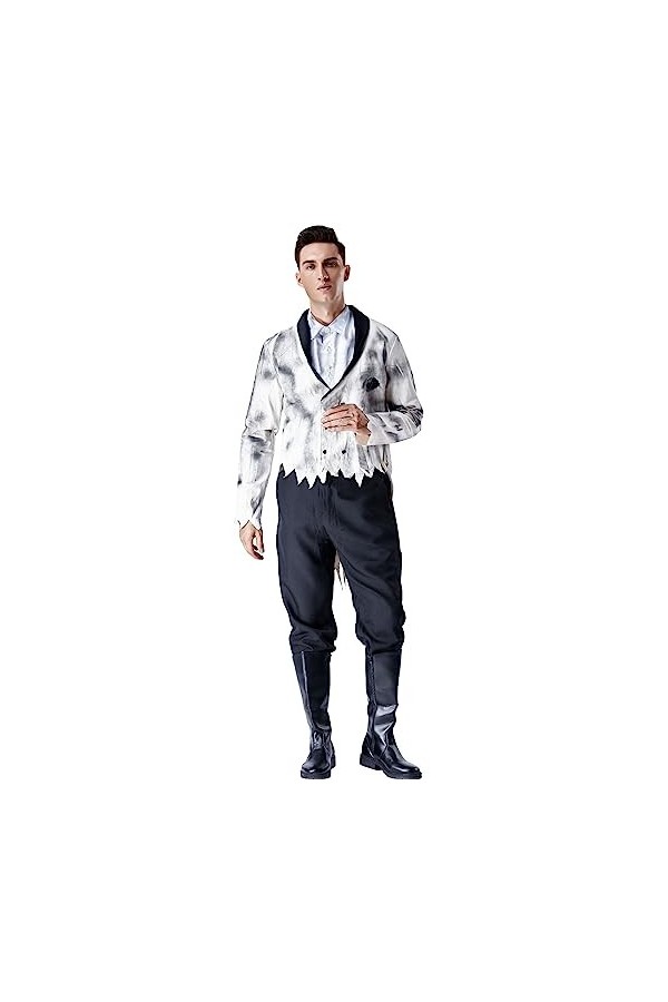 liaddkv Costume dHalloween pour homme - Costume dHalloween pour adulte - Costume dHalloween - Pour homme - Joue du mal, de