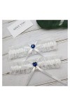 HEIMP Sexy Dentelle Fleur Cristal Strass Perles Mariage jarretière Nuptiale Cuisse Anneau Jambe jarretière for Femmes/Femme/m