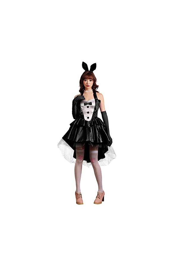 Bunny Dress Sexy Ladies Robe de lapin pour femmes Premium Sexy Bunny Skinny Dress Cosplay Costume Robes Médiévales Vertes Bl