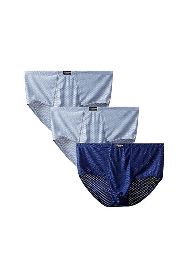 SARGE Les Slips pour Hommes 10XL-3XL 3PCS / lot Mesh sont légers, durables et Respirants