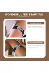 Ceinture femme 2pcs mariage dentelle jarretières jambes de mariée jarretière ensemble strass jambes de mariée bandes perle ma