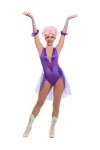 Smiffys Costume trapèze dartiste, Femme, 50954M, violet, M-UK Size 12-14