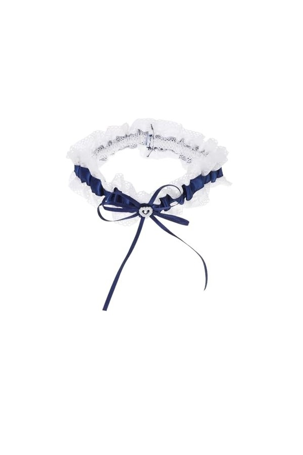 CAREEN Jarretelles de mariée, Accessoires de Cuisse, Bretelles en Dentelle de Mariage, Porte-Jarretelles élastique