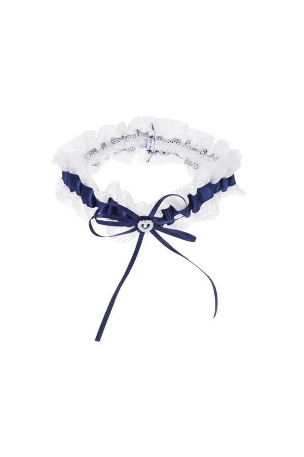 CAREEN Jarretelles de mariée, Accessoires de Cuisse, Bretelles en Dentelle de Mariage, Porte-Jarretelles élastique