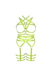 JMMHSS Femmes punk Body harnais ensemble de sous - vêtements pleine taille sangle lanières cadre cage rave soutien - gorge C
