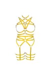 JMMHSS Femmes punk Body harnais ensemble de sous - vêtements pleine taille sangle lanières cadre cage rave soutien - gorge C