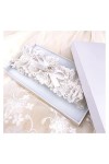 GOOFFY Ensemble de jarretière de mariée de Mariage Jarretières de mariée Extensibles avec Strass No Slip Lace Jarretière Sati