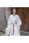 MOOCO MORNING Costume dHalloween pour couples - Rôle inversé - Bleu, vert, rouge - Costume de scène pour femme - Homme Hanfu