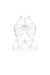 Femmes Strappy Plus Size Body Harnais Lingerie Jarretière Ceinture Ensemble Élastique Creux Bralette Punk Gothique Festival R