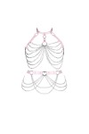 Femmes Strappy Plus Size Body Harnais Lingerie Jarretière Ceinture Ensemble Élastique Creux Bralette Punk Gothique Festival R