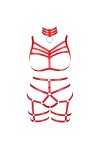 JMMHSS Harnais grande taille soutien-gorge corps harnais ensemble jarretière Punk Style gothique taille douce et élastique pe