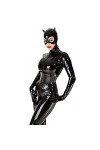 FASZFSAF Costume Chat Sexy pour Femmes, Robe Combinaison pour Femme Cosplay Catwoman, Bodysuit Manches Longues, Leggings pour
