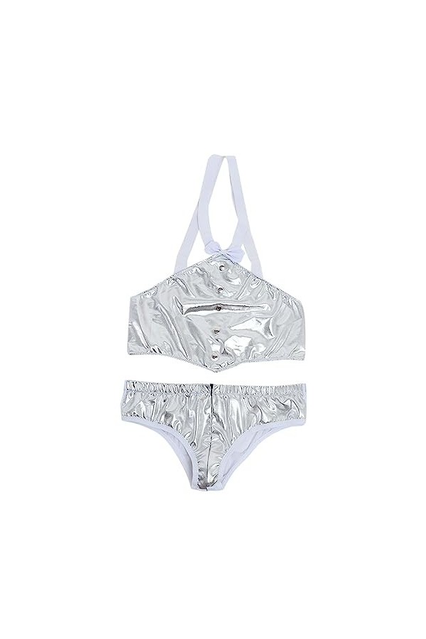 SKFLABOOF Sexy Hot String Homme Jockstrap Drole Slip Borat Moulant Coquin Boxer Transparent Deguisement Harnais Costume Bite 