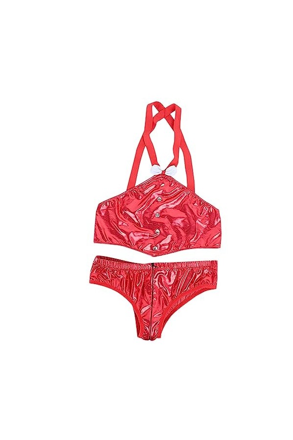 SKFLABOOF Sexy Hot String Homme Jockstrap Drole Slip Borat Moulant Coquin Boxer Transparent Deguisement Harnais Costume Bite 