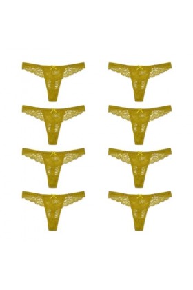 Necalisi Lot de Culotte Femme Lot de 8 Multicolore-6 Femmes Sexy Culotte Sculptante Slips Hipster Confortable Taille Haute Cu