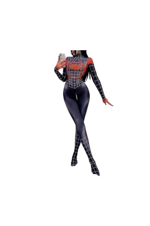 SNOMYRS Body de super-héros pour femme - Costume dHalloween - Costume de cosplay une pièce