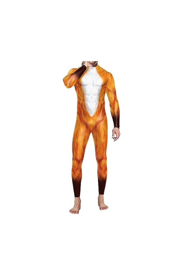 Body Combinaison Femme Costume dhalloween Animaux Cosplay Grenouillère Robot dhalloween Mascarade - XL