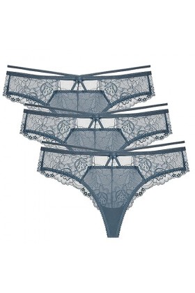 Necalisi Culotte Femme Taille Haute Lot de 3 Multicolore-2 Femme Dentelle Culotte Slips en pour Coton À Taille Moyenne Culott