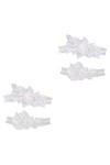 SOIMISS 6 Pcs 1 Jarretières De Mariage pour Les Mariées Dentelle Jarretière De Mariage Jambes De Mariée Accessoire Porte-Jarr