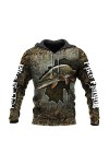 Ffnkrnfi Printemps Et Automne Hommes Pêche 3D Sweat À Capuche Imprimé Hommes Streetwear Pull Sweat Décontracté Veste Survêtem