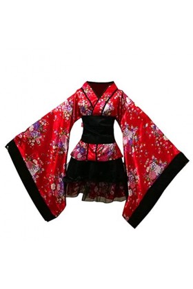 Robe Kimono Tenue De Kimono Cosplay Robe De Costume De Femme De Chambre Robe Femme Robe Jedi Kimono à Motif Costume De Kimono