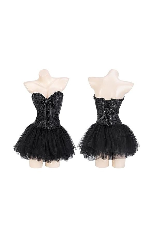 Sexy Bunny Angel Halloween Costume V-Neck Mesh A-Skirt Suit Fée Cosplay Porno Robe De Soirée Poitrine Blazer Gilet Uniforme T