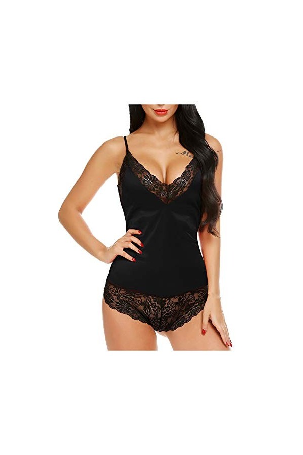 TianWlio sous Vetements Feminins Sexy Dessous Sexy Sexy DéGuisement Lingerie Sexy Ensemble Sexy Combinaison Maille Dames Slip