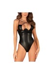 Obsessive Body Sexy Norides Teddy, Noir,M-L