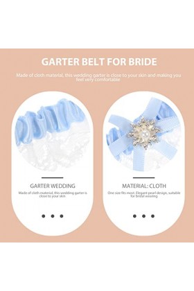 SOIMISS 3 Ensembles Porte-Jarretelles Tenues Blanches Costumes De Bal Bijoux Vintage Jarretière en Dentelle De Mariage Jarret