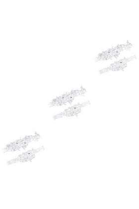 GALPADA 3 Paires Jarretière De Bal Porte-Jarretelles Jarretière De Mariée Mariage Ceinture La Mariée