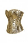 Top Corset Bustier Pour Femme - Corset Sexy En Cuir Brillant Lingerie Bustier Tops Femme Corset Gothique Steampunk Burlesque 
