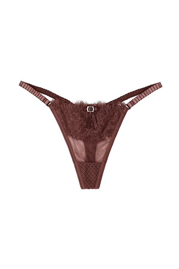 Culottes et Slips Slip Femme Comfort Knickers 3 pièces femmes Sexy dentelle Sous-VêTements En Culotte femme G String sous-vêt