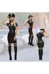 Costume de policère sexy Déguisement agent de police femme S 38/40 Uniforme de police pour femmes tenue de carnaval forces sp