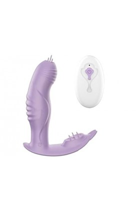 culotte Vibrante avec langue Vîbrômásseúr Clitoridien s???ℴ??Ë p?ảî?î? Culotte ???F V?????T pour Femme S B2